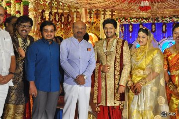 Music Director Koti Son Rajeev Wedding Reception Photos